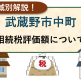 武蔵野市中町の相続税評価（路線価）について